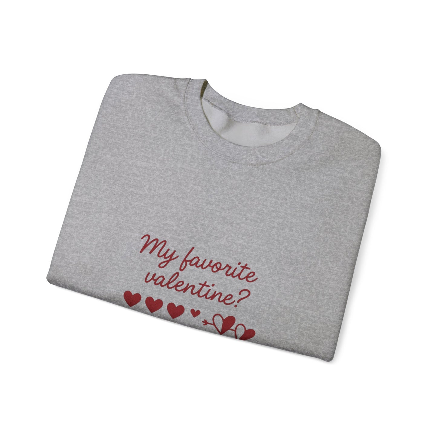 My Favorite Valentine My Bestie sweatshirt | Friendship Valentine Crewneck