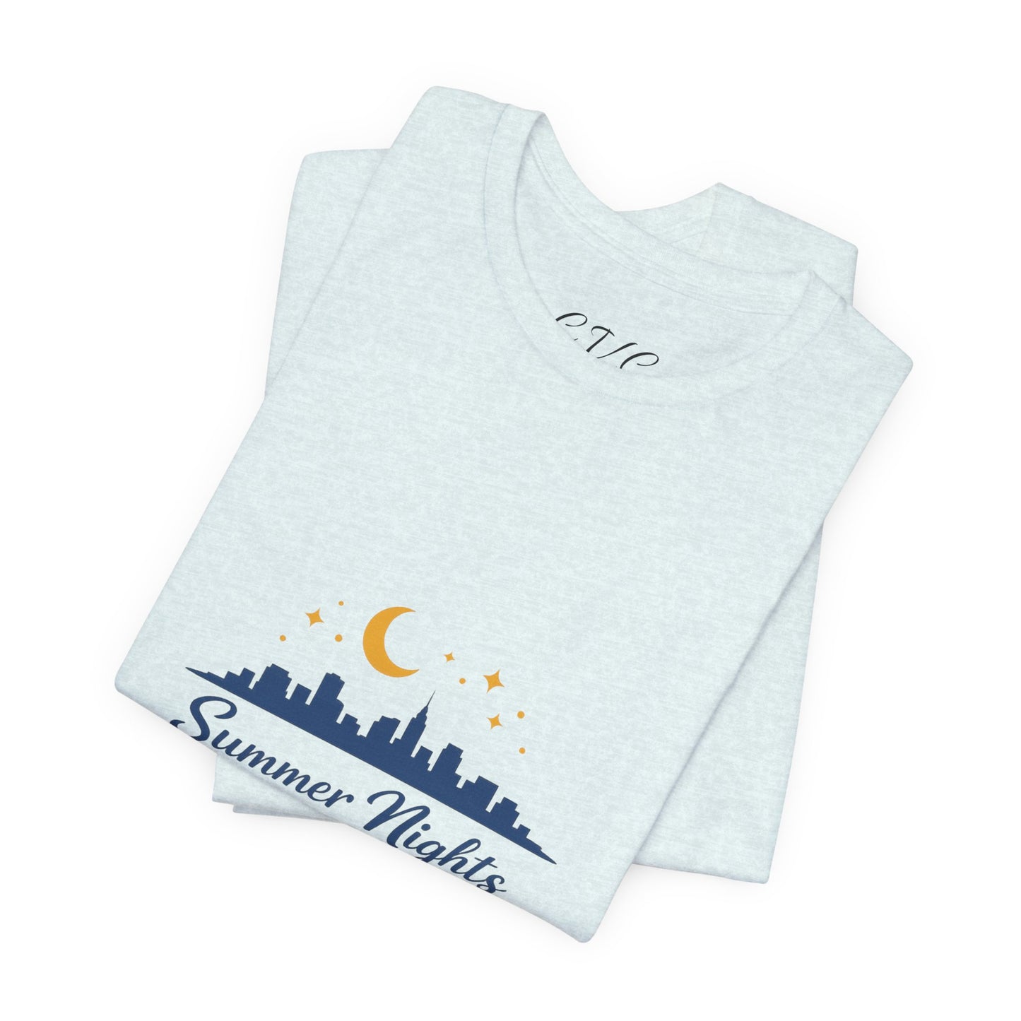 Summer Vibes City Nights T-Shirt — "Summer Nights and City Light"