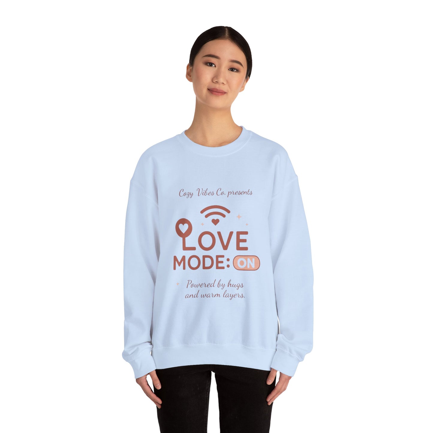 Love Mode On Sweatshirt — Cozy Valentine's Crewneck