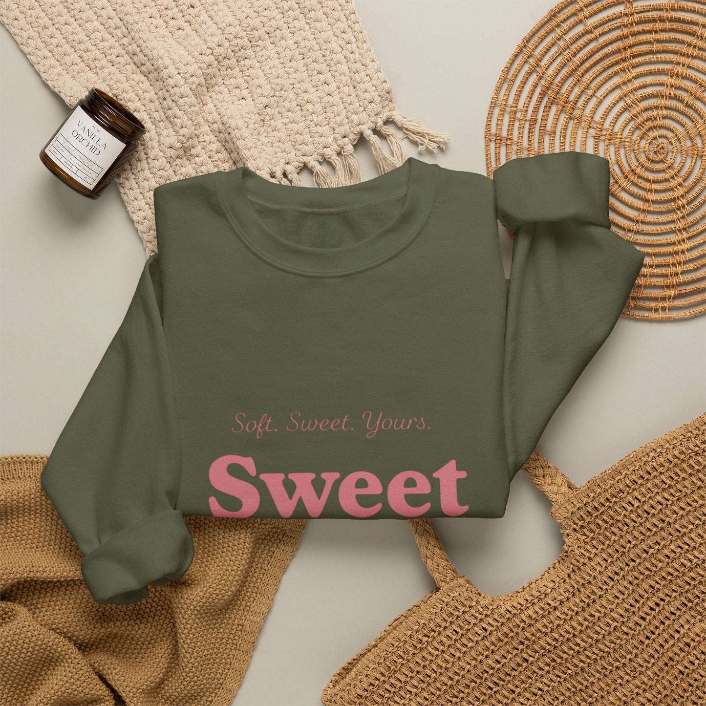 "Sweet On Me" Crewneck Sweatshirt — Cute Casual Pullover