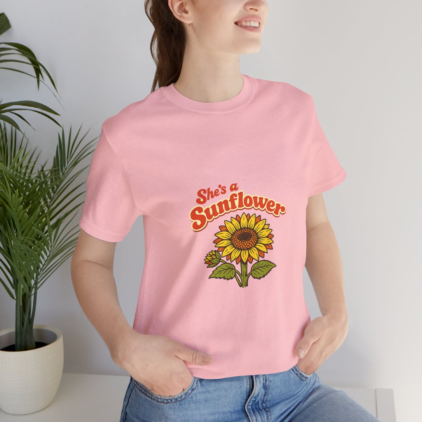 She's a Sunflower Tee — Summer Vibes Floral Graphic T-Shirt