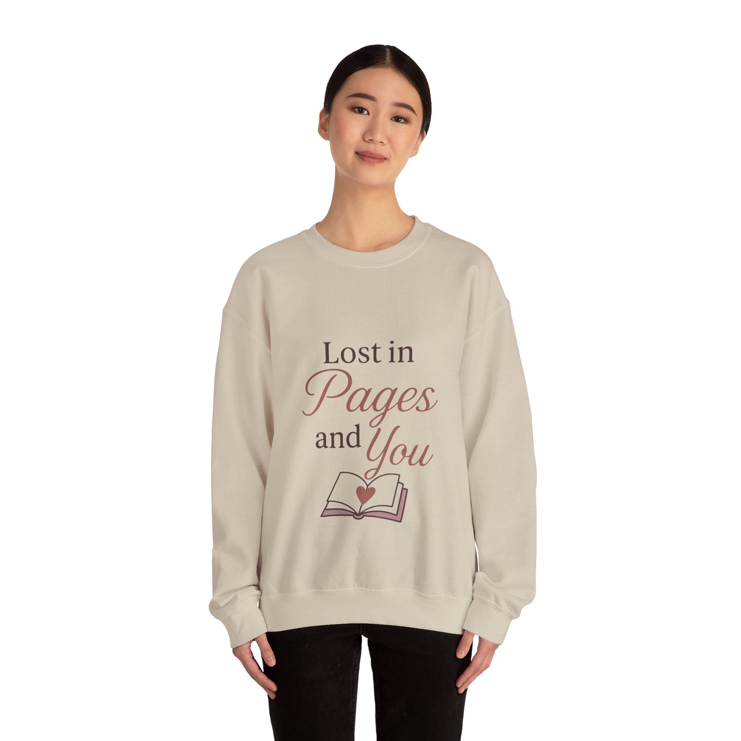 Lost in Pages "You" Sweatshirt — Book Lover Crewneck