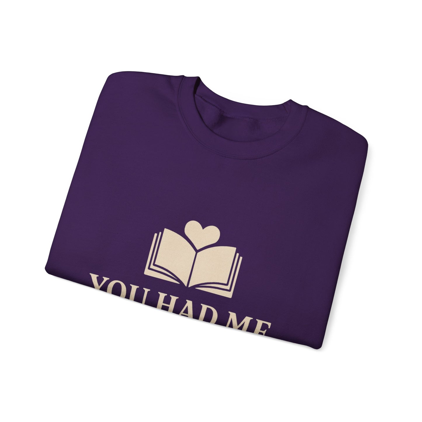 You Turned the Page Book Graphic Sweatshirt | Cozy Reading Quote Crewneck