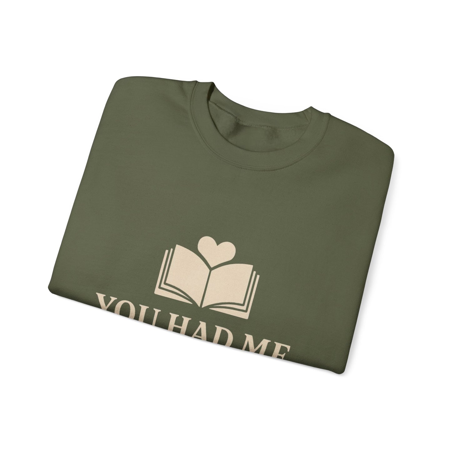 You Turned the Page Book Graphic Sweatshirt | Cozy Reading Quote Crewneck