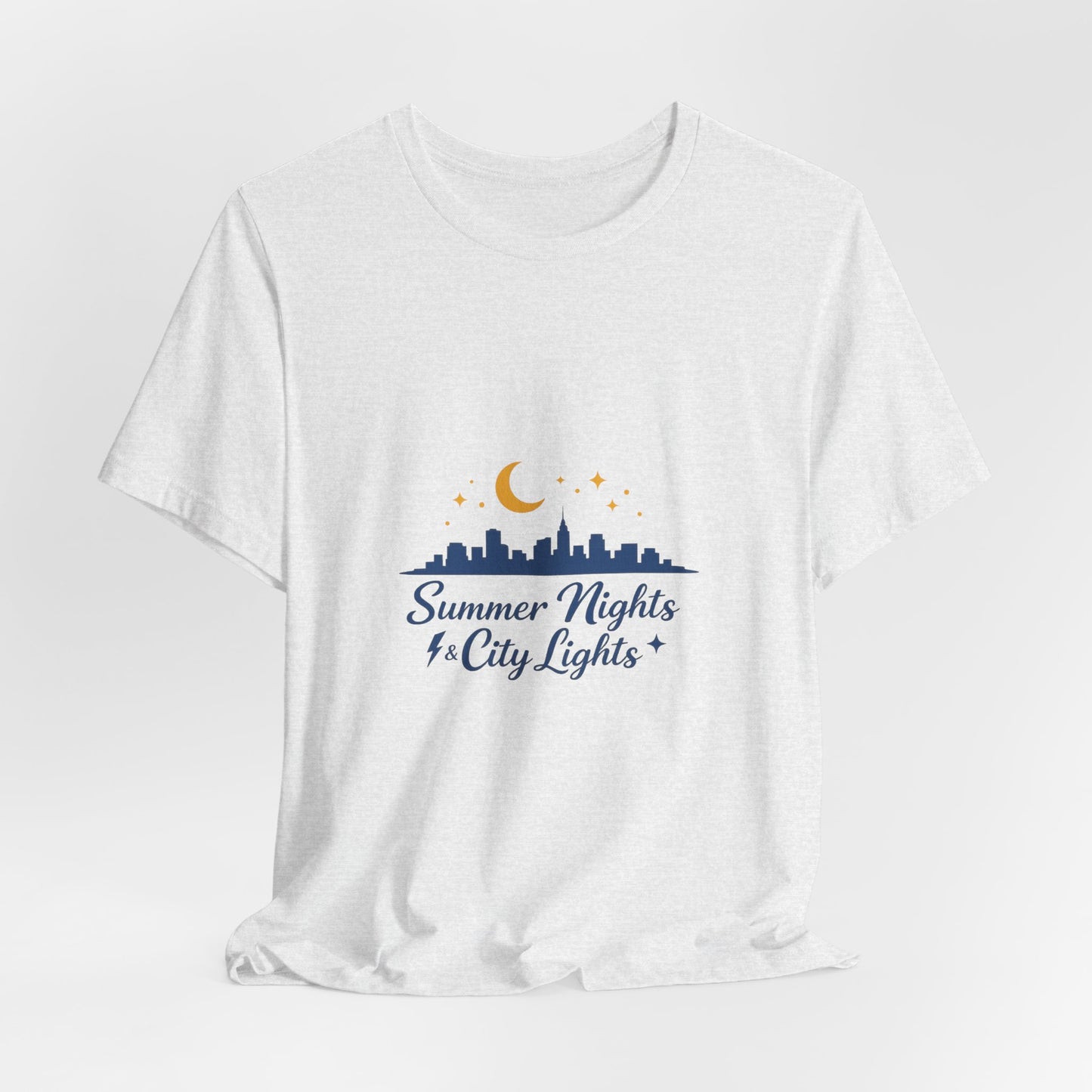 Summer Vibes City Nights T-Shirt — "Summer Nights and City Light"
