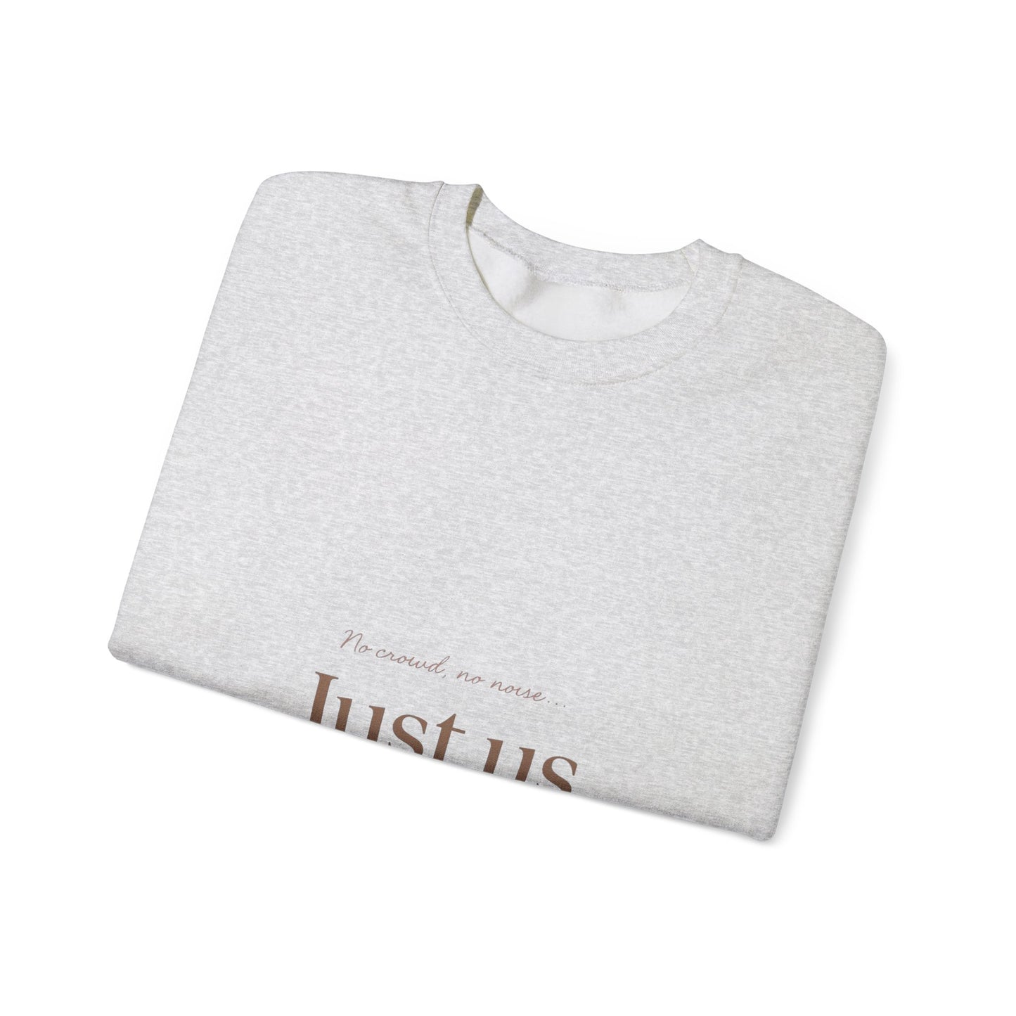 Just Us heart sweatshirt | minimalist couples crewneck