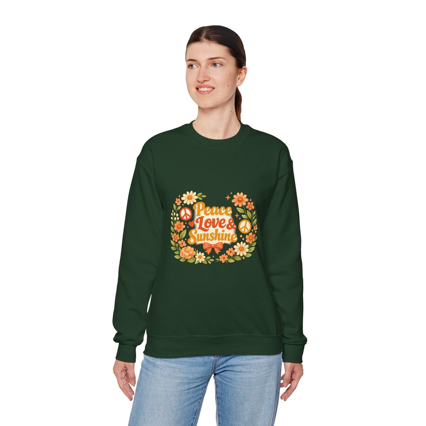 Peace Love and Summer Sweatshirt — Summer Vibes Crewneck