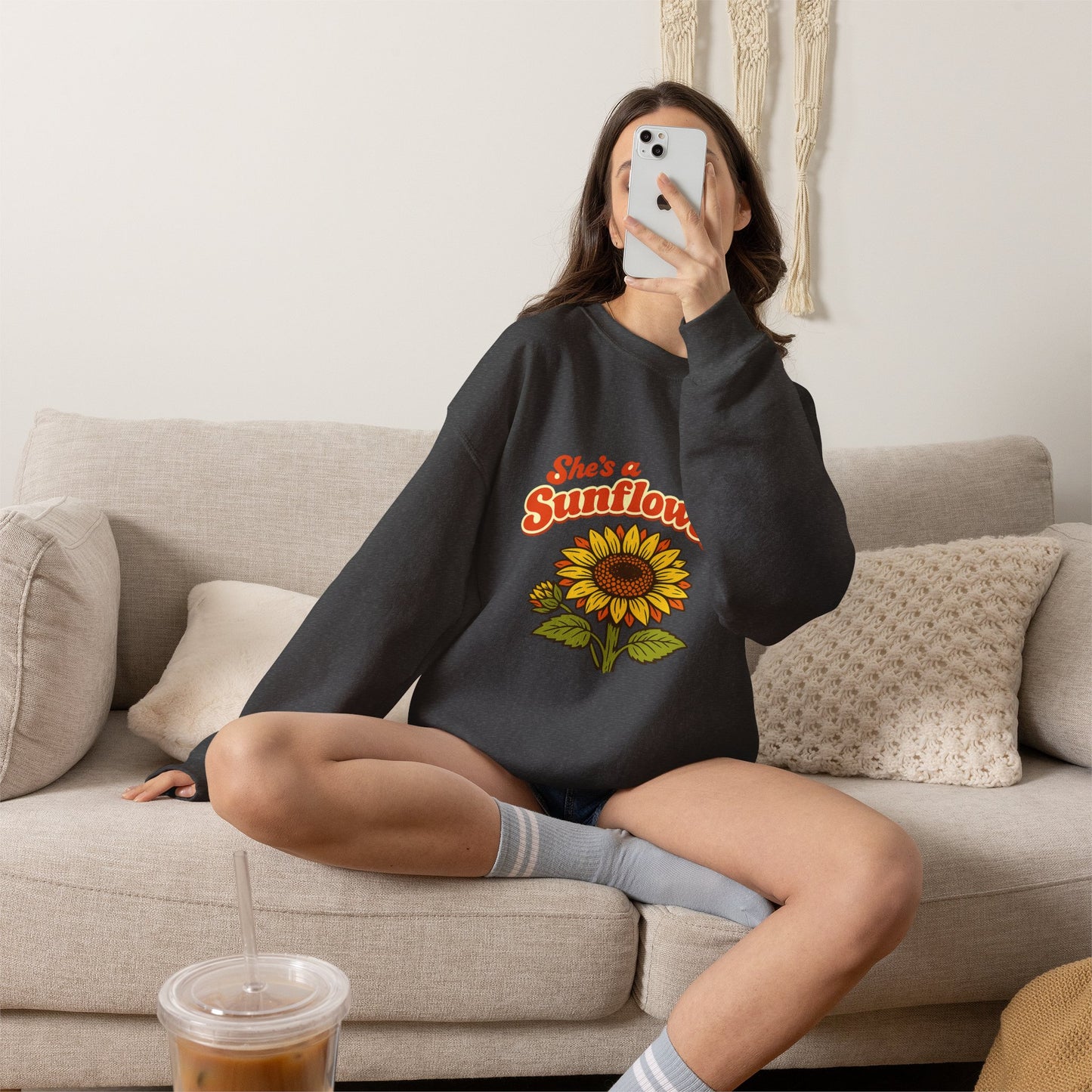 She's a Flower Summer Vibes Sweatshirt