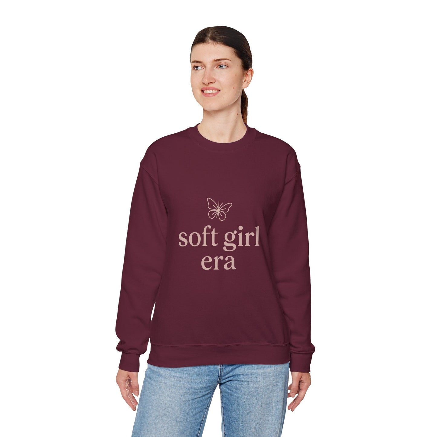 Soft Girl Era Crewneck Sweatshirt Printify