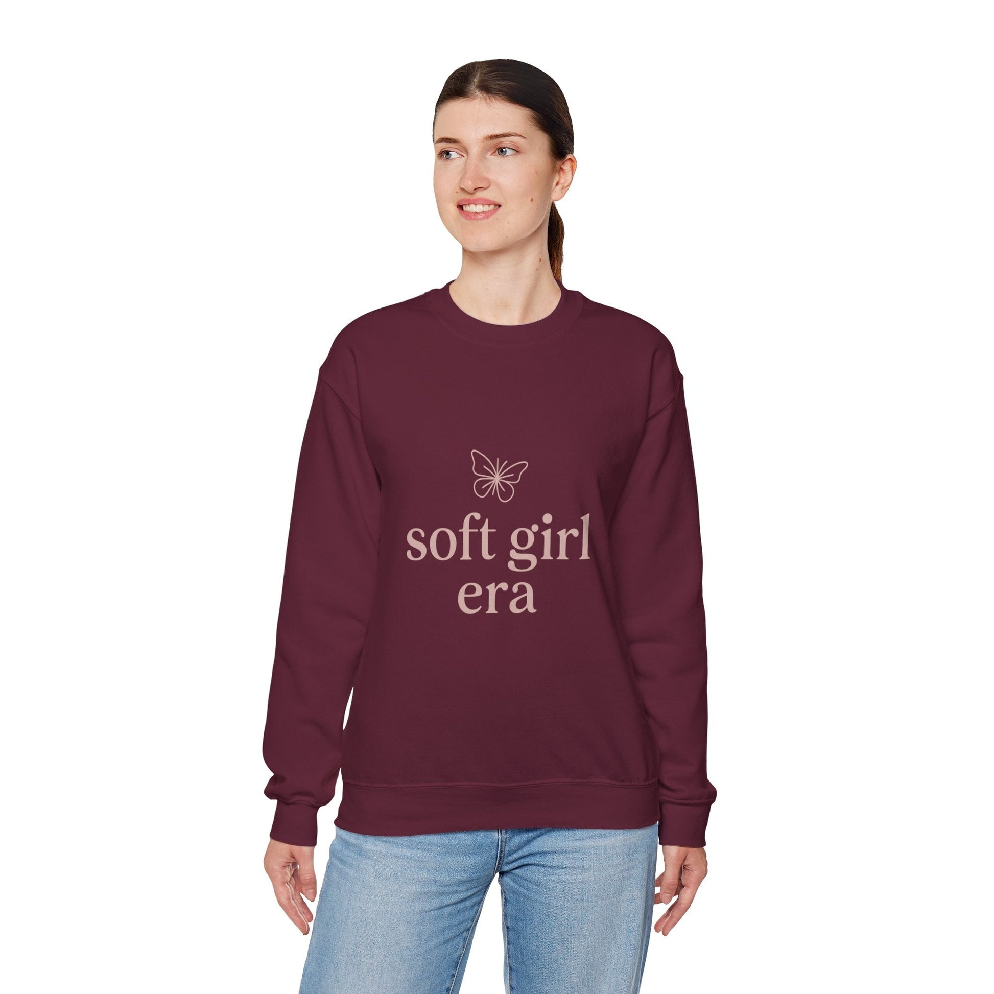 Soft Girl Era Crewneck Sweatshirt Printify
