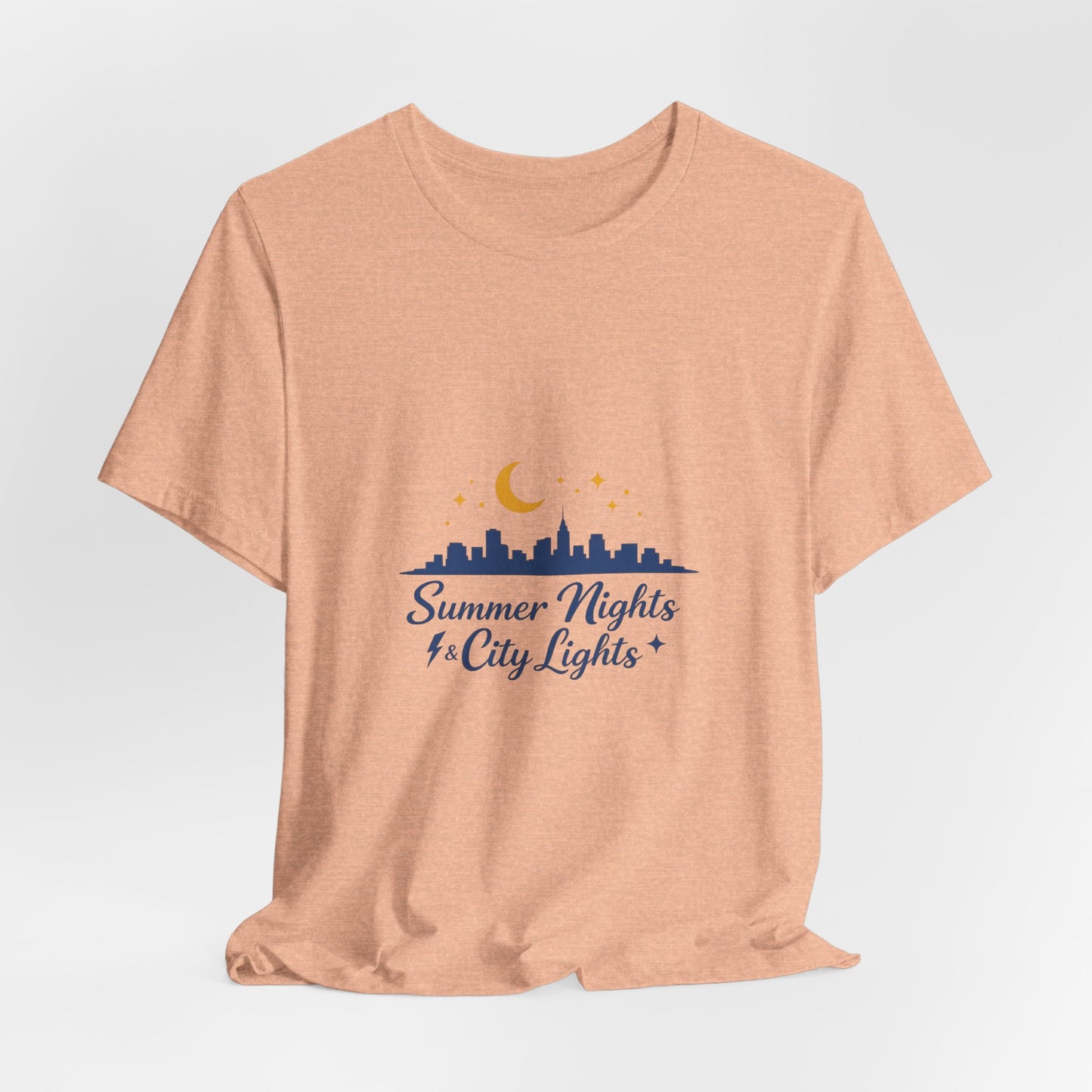 Summer Vibes City Nights T-Shirt — "Summer Nights and City Light"