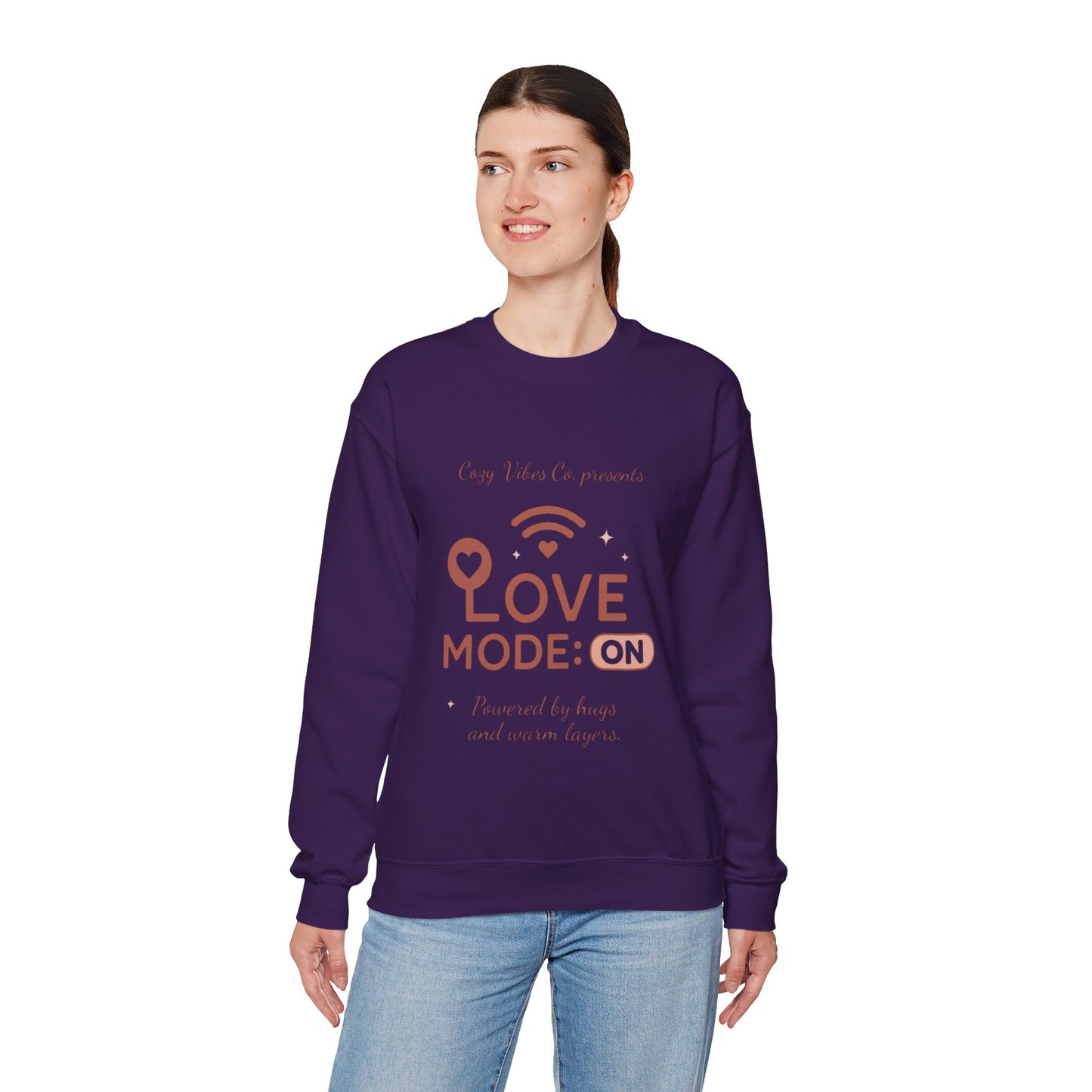 Love Mode On Sweatshirt — Cozy Valentine's Crewneck