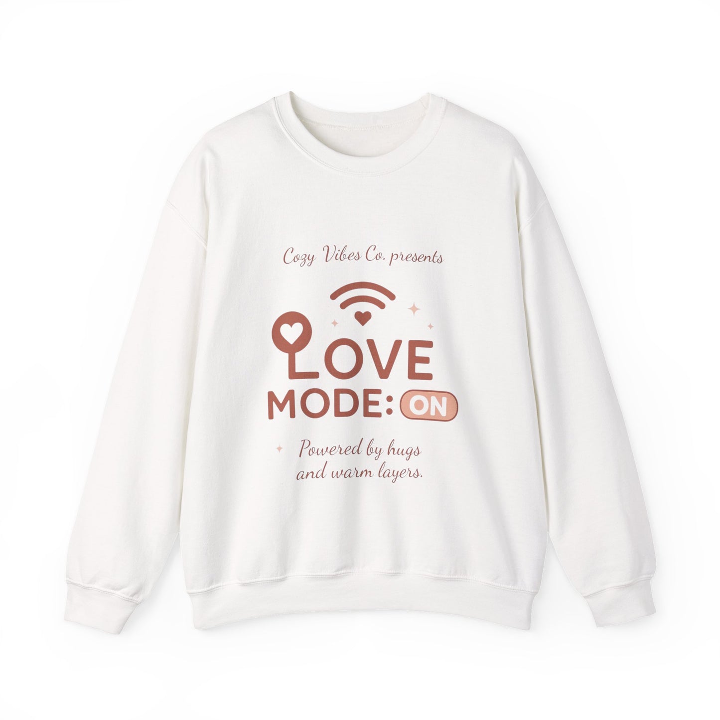 Love Mode On Sweatshirt — Cozy Valentine's Crewneck