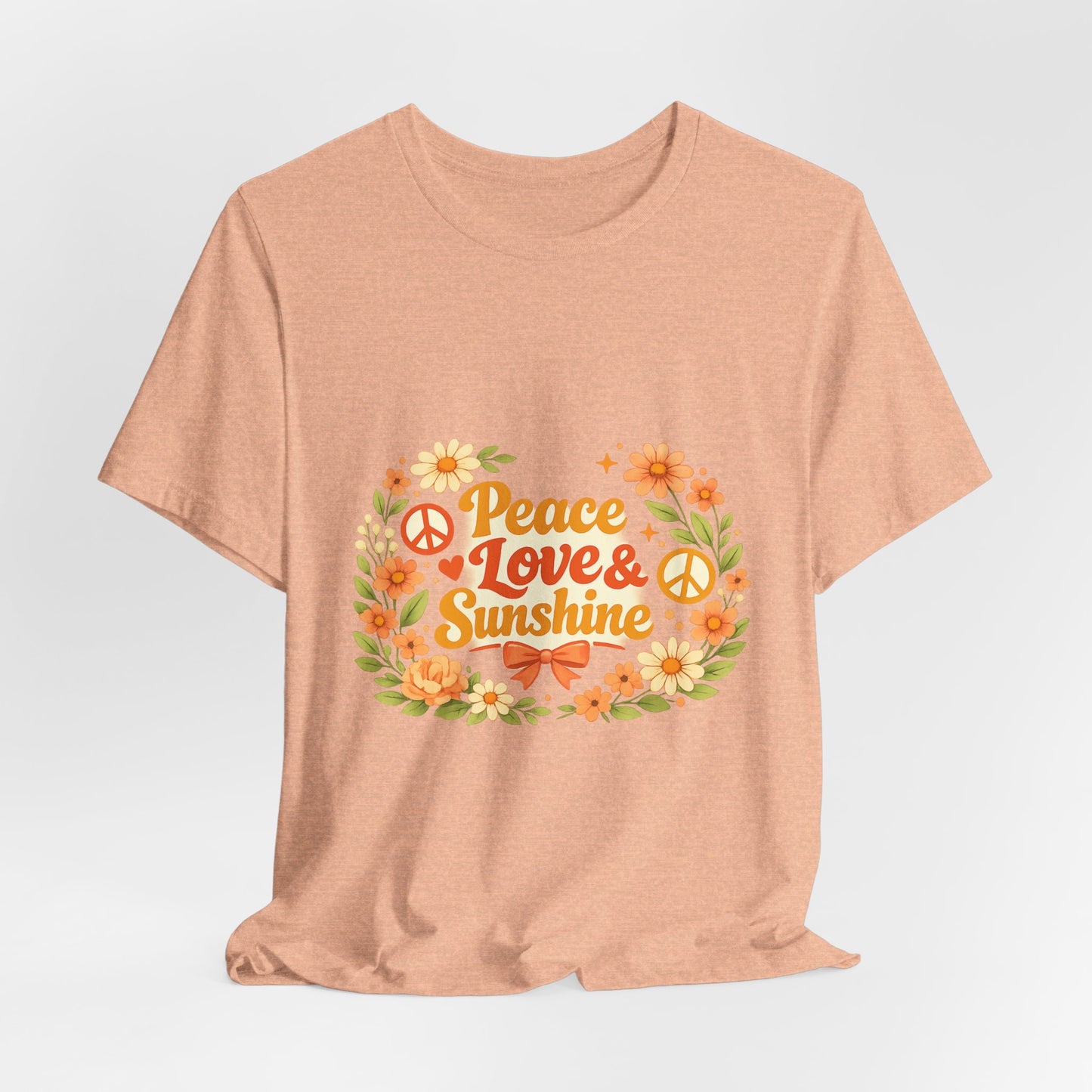 Peace Love and Sunshine Summer Vibes T-Shirt