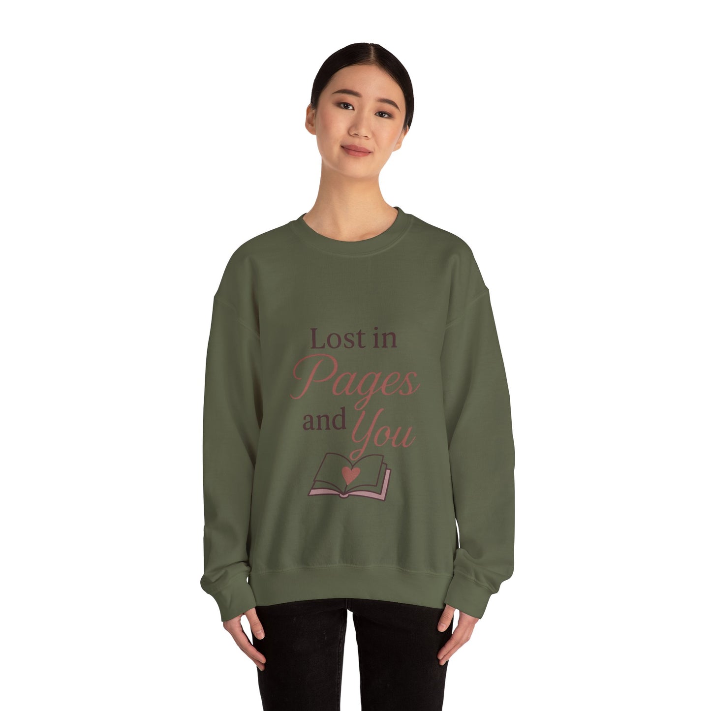 Lost in Pages "You" Sweatshirt — Book Lover Crewneck