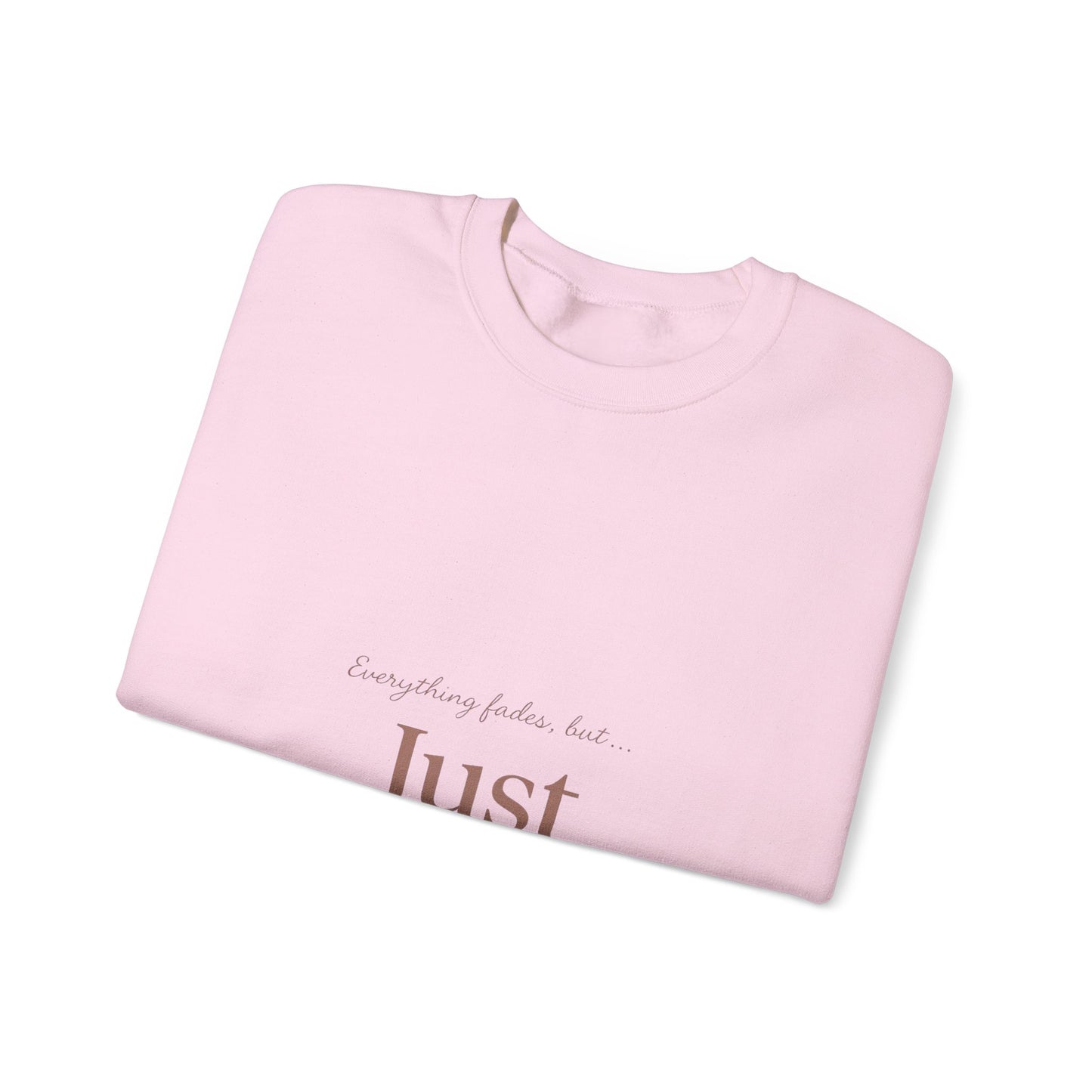 Just You minimalist text Sweatshirt | neutral typography crewneck