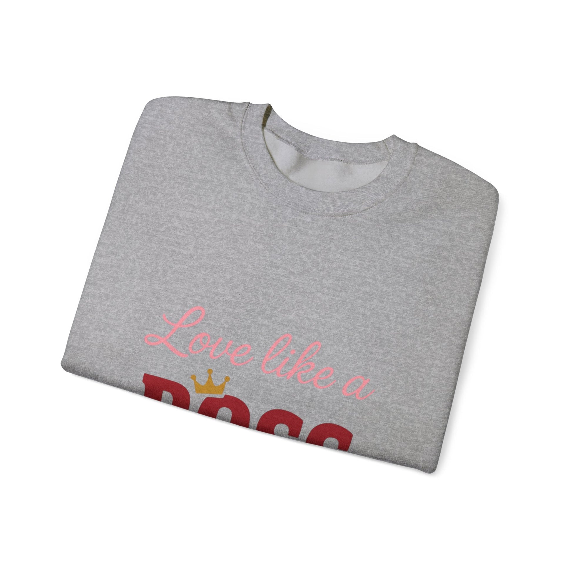 Love Like a Boss sweatshirt | Romantic typography crewneck Printify