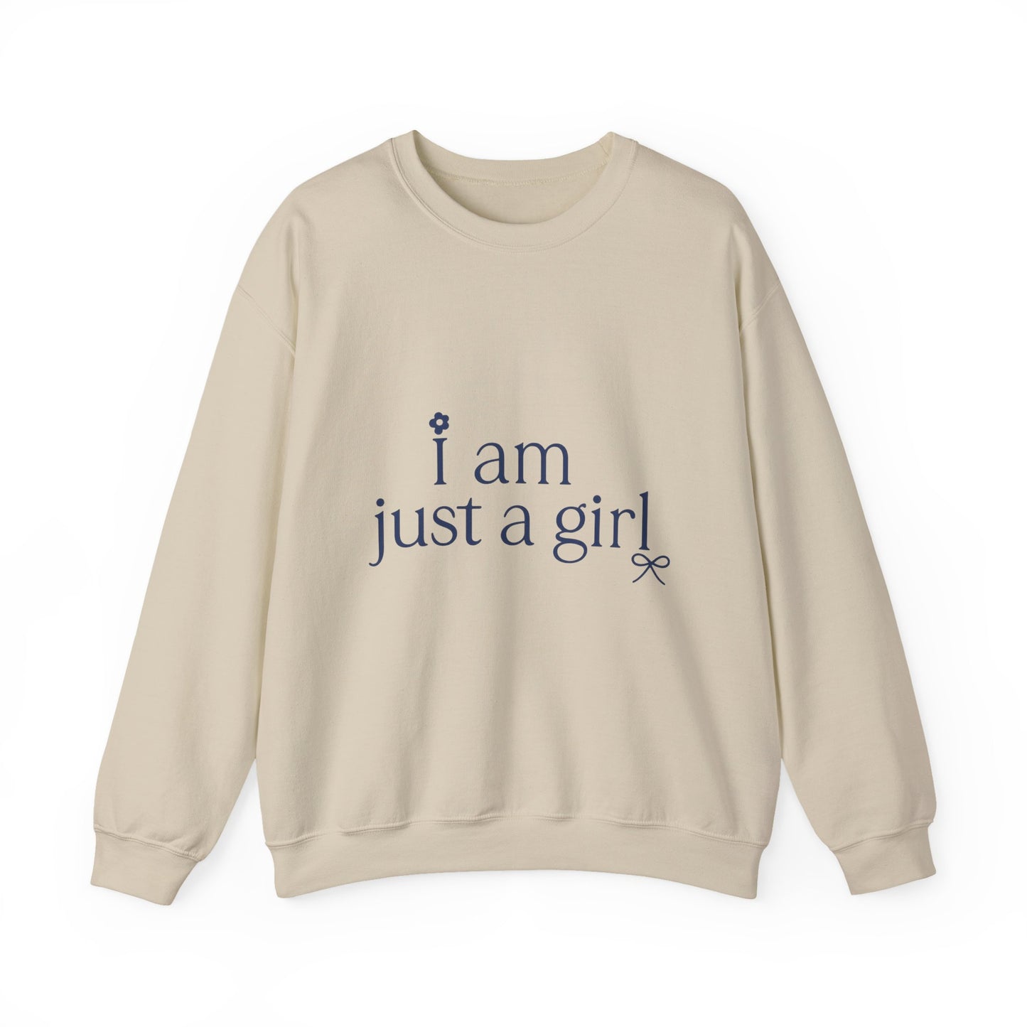 "I Am Just a Girl" Minimal Feminine Graphic