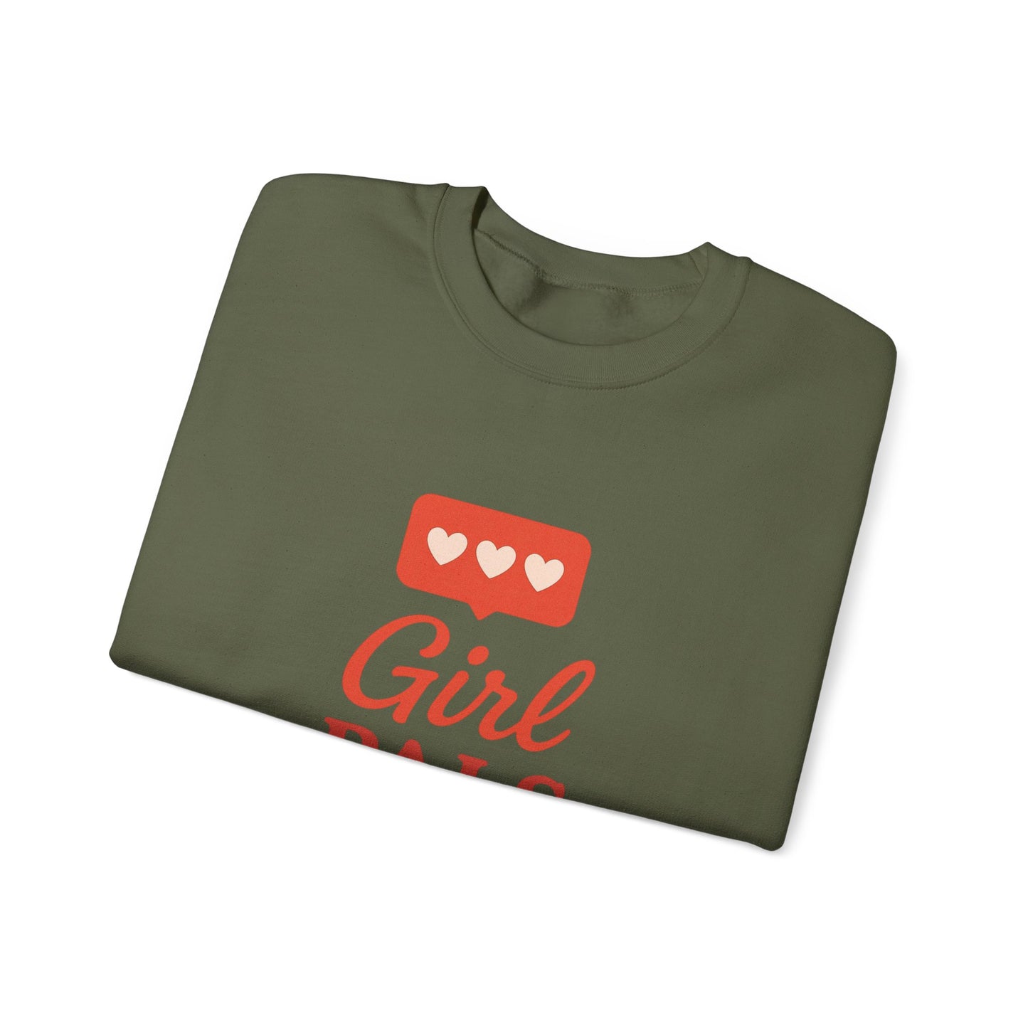 Girl Pals Over Valentine Sweatshirt | Feminist Valentine Crewneck