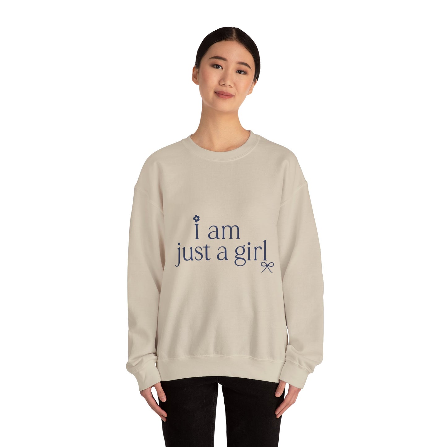 "I Am Just a Girl" Minimal Feminine Graphic