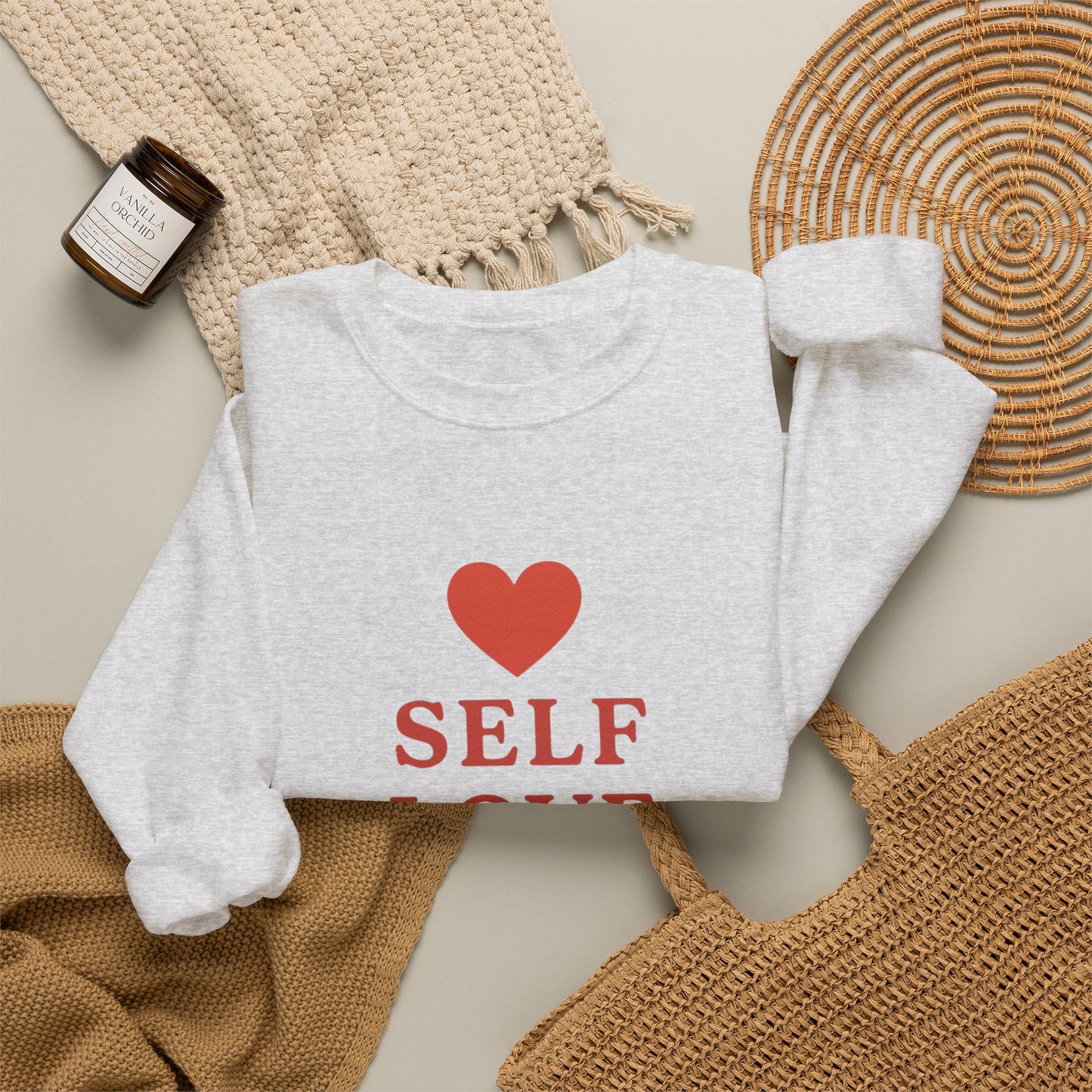 Self Love Club Crewneck Sweatshirt — Inspirational Self-Care Pullover