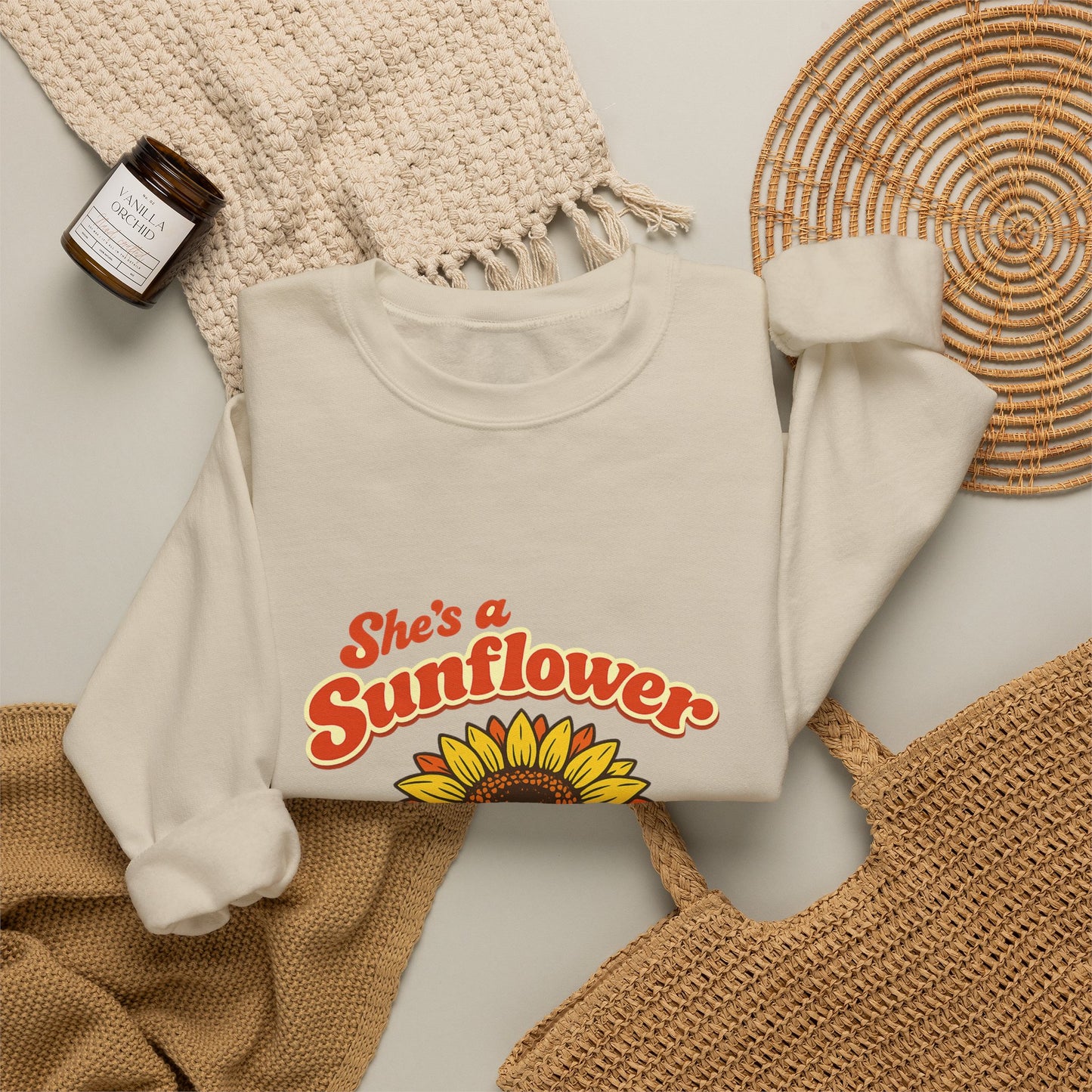 She's a Flower Summer Vibes Sweatshirt