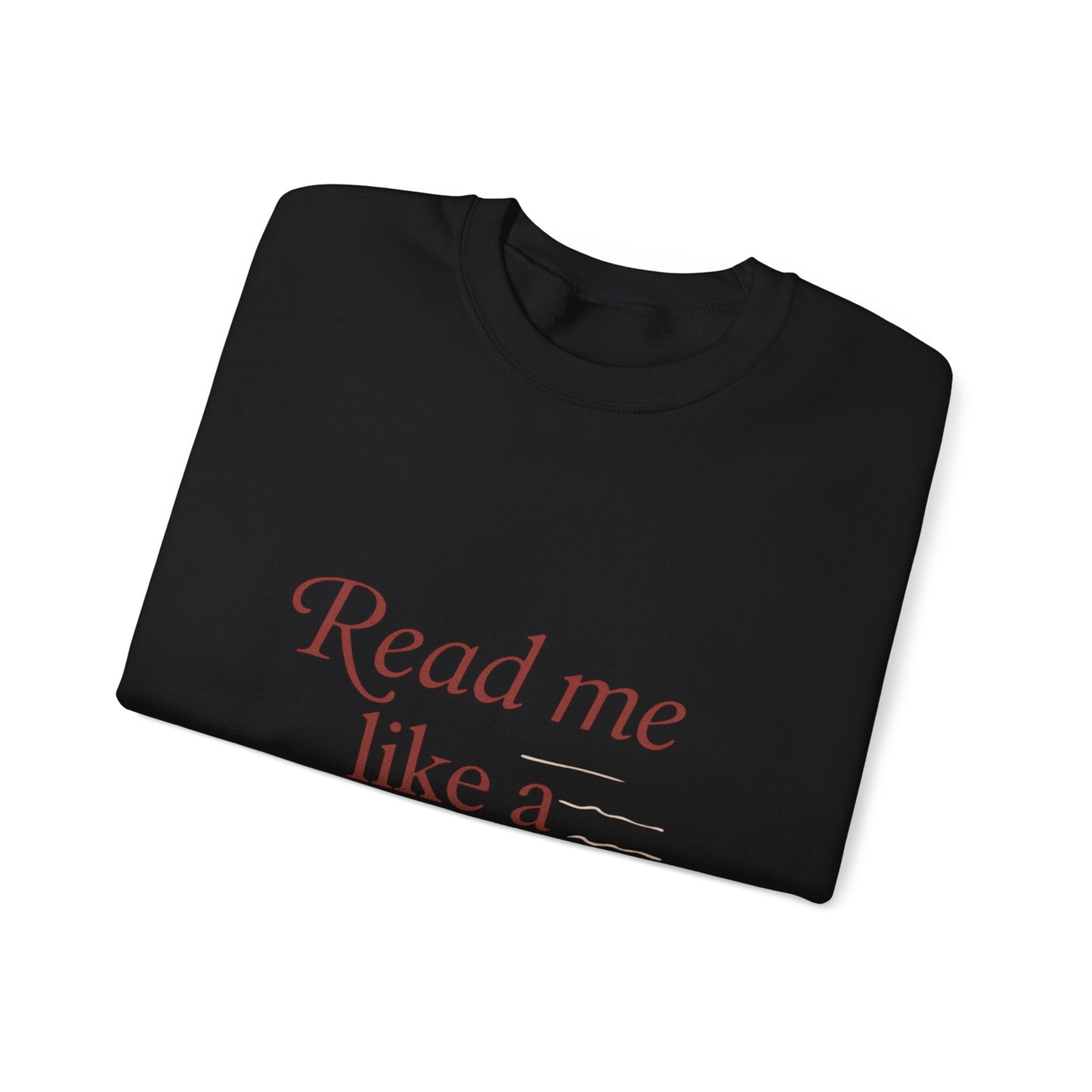 Read Me Like a Love Letter sweatshirt | cozy romantic typography