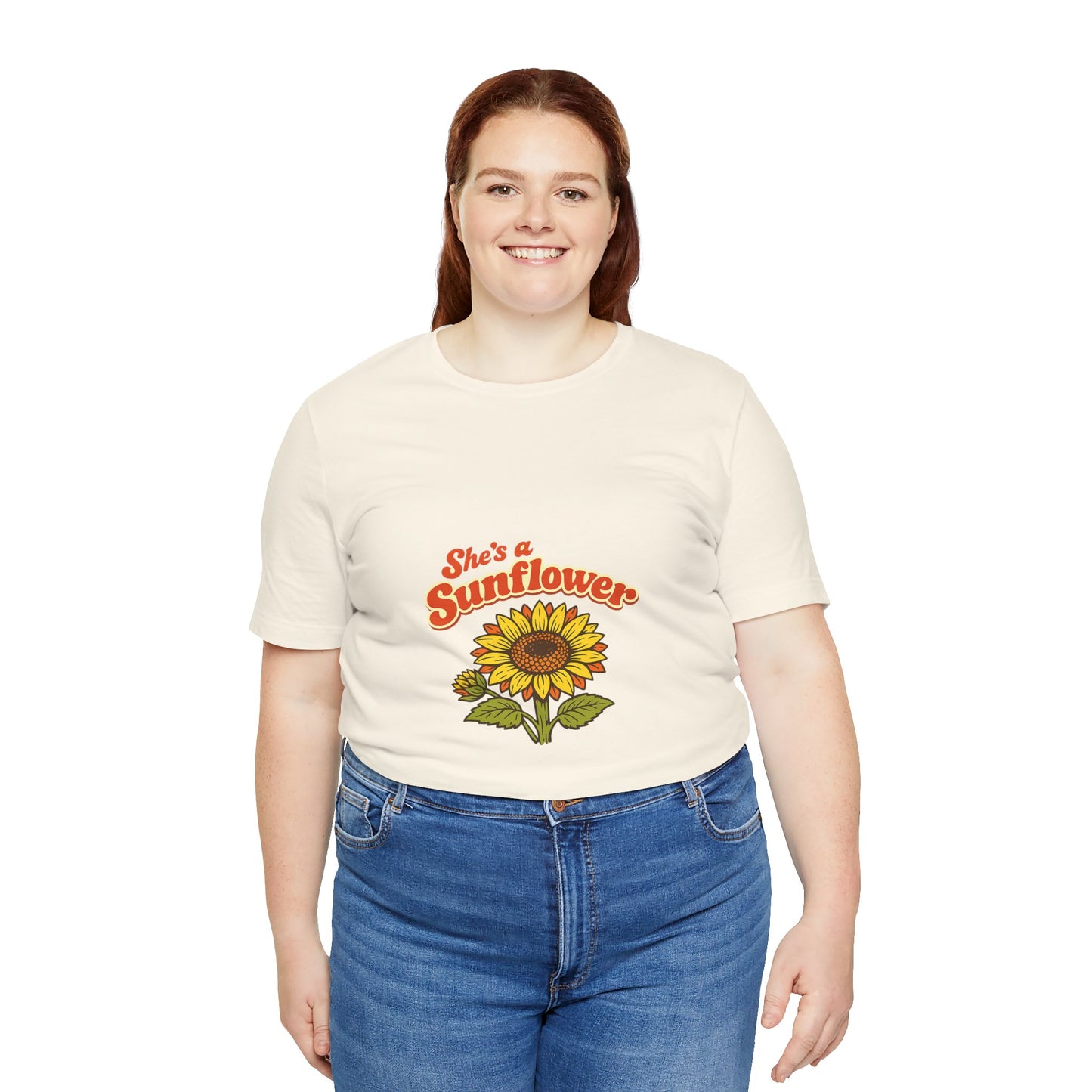 She's a Sunflower Tee — Summer Vibes Floral Graphic T-Shirt