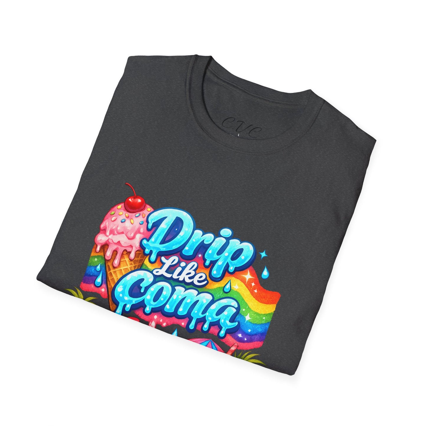 Drip Like Coma Tropical Graphic T-Shirt