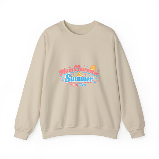 Main Character Energy Summer Vibes Crewneck Sweatshirt