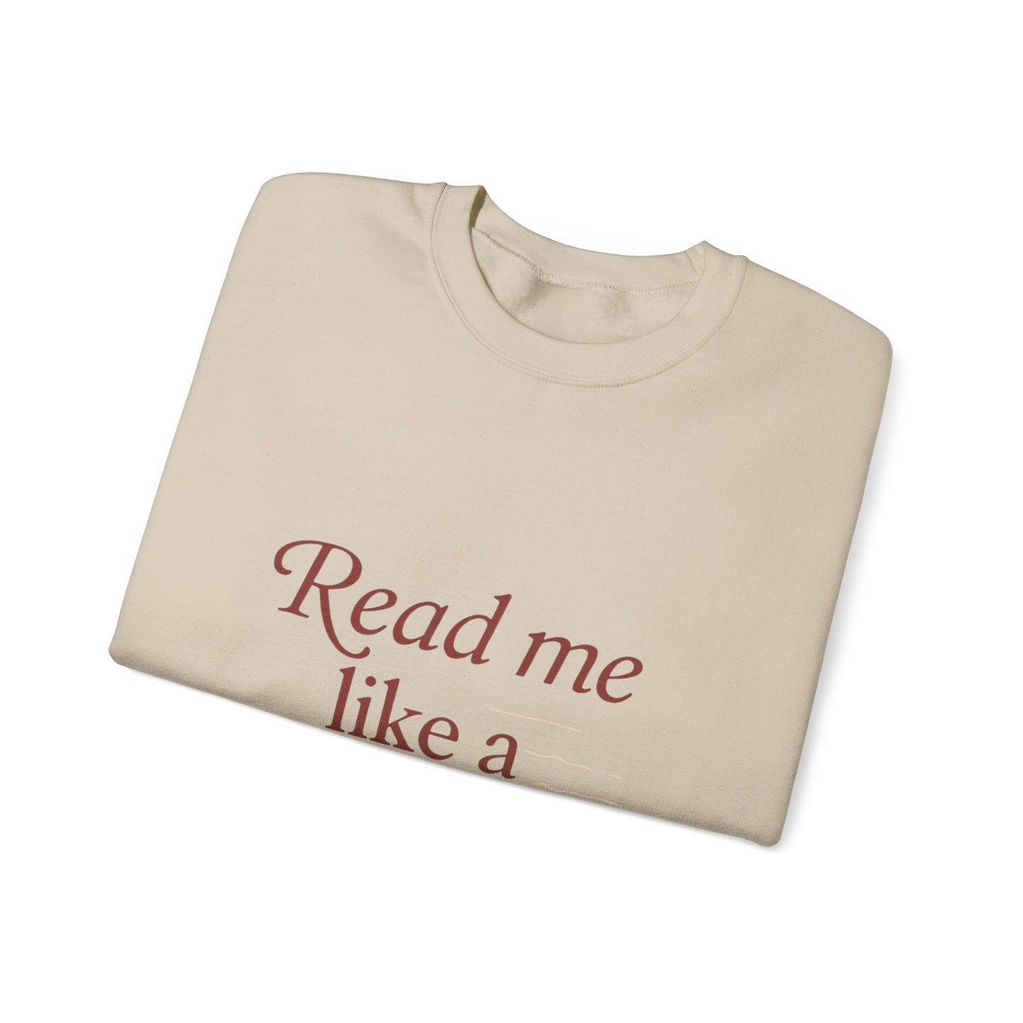 Read Me Like a Love Letter sweatshirt | cozy romantic typography