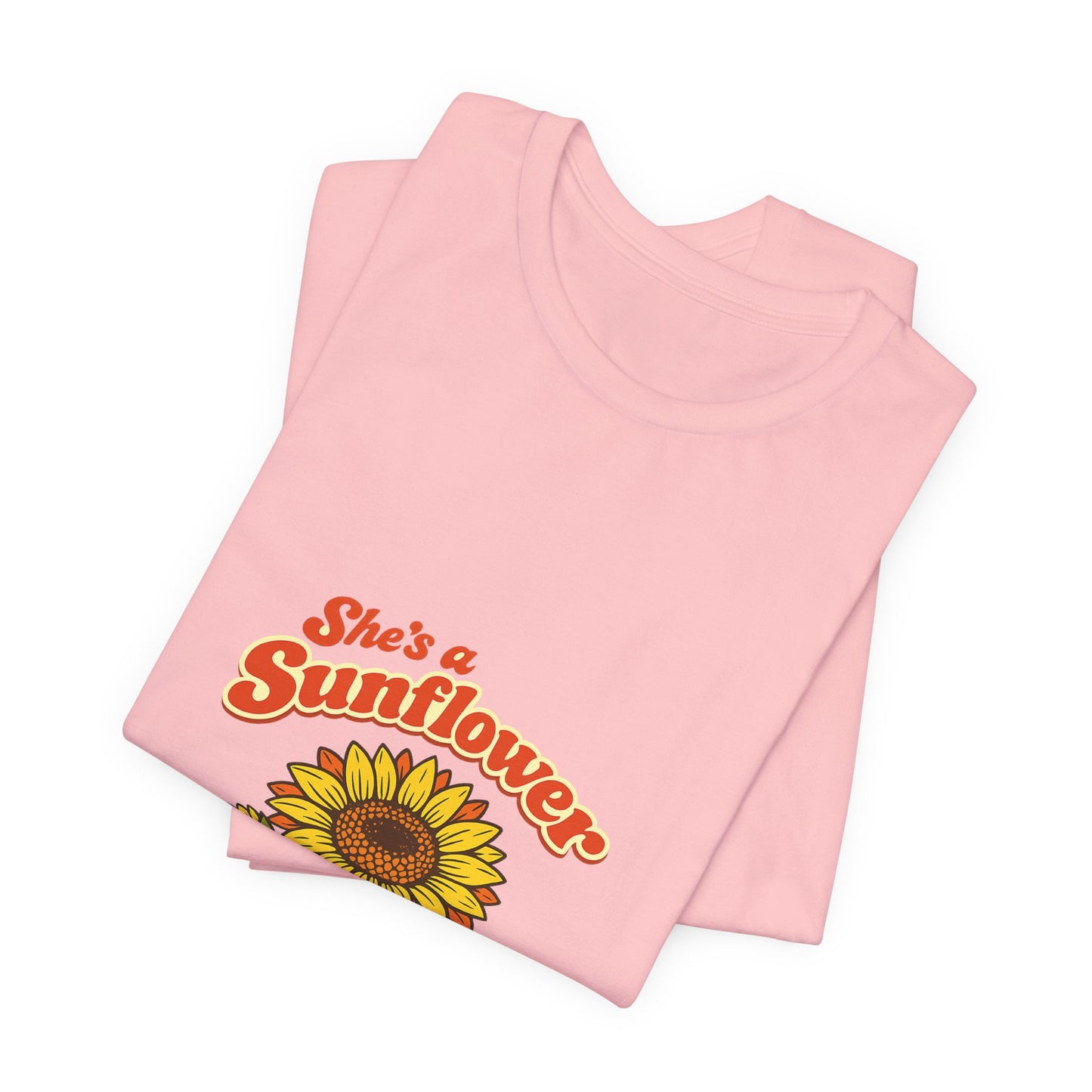 She's a Sunflower Tee — Summer Vibes Floral Graphic T-Shirt