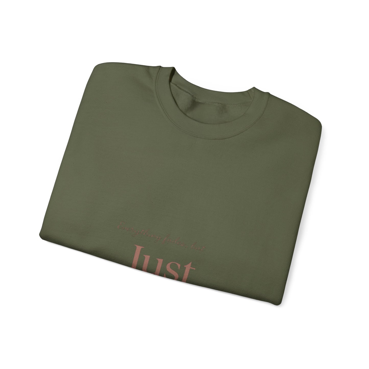 Just You minimalist text Sweatshirt | neutral typography crewneck