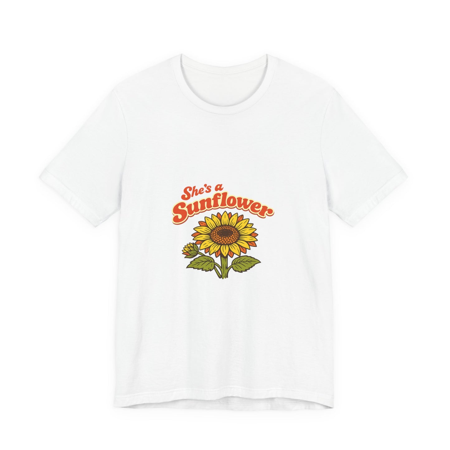 She's a Sunflower Tee — Summer Vibes Floral Graphic T-Shirt