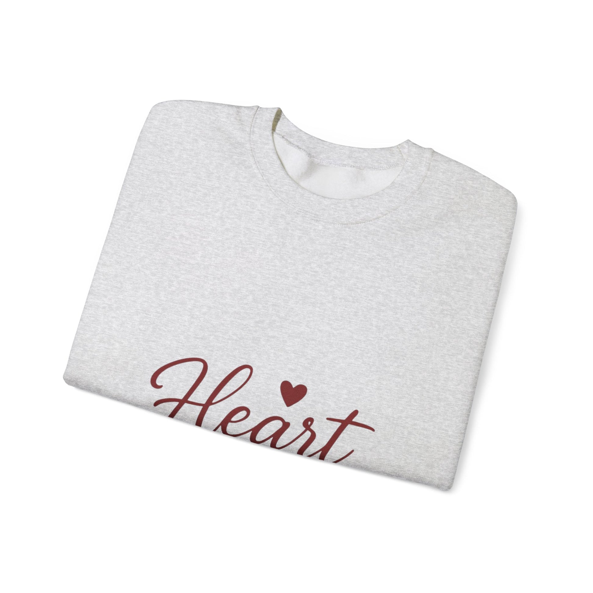 Heart Full Sweatshirt — Cozy Valentine's Crewneck Printify