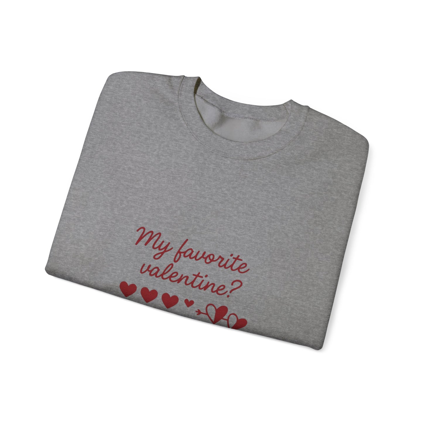My Favorite Valentine My Bestie sweatshirt | Friendship Valentine Crewneck