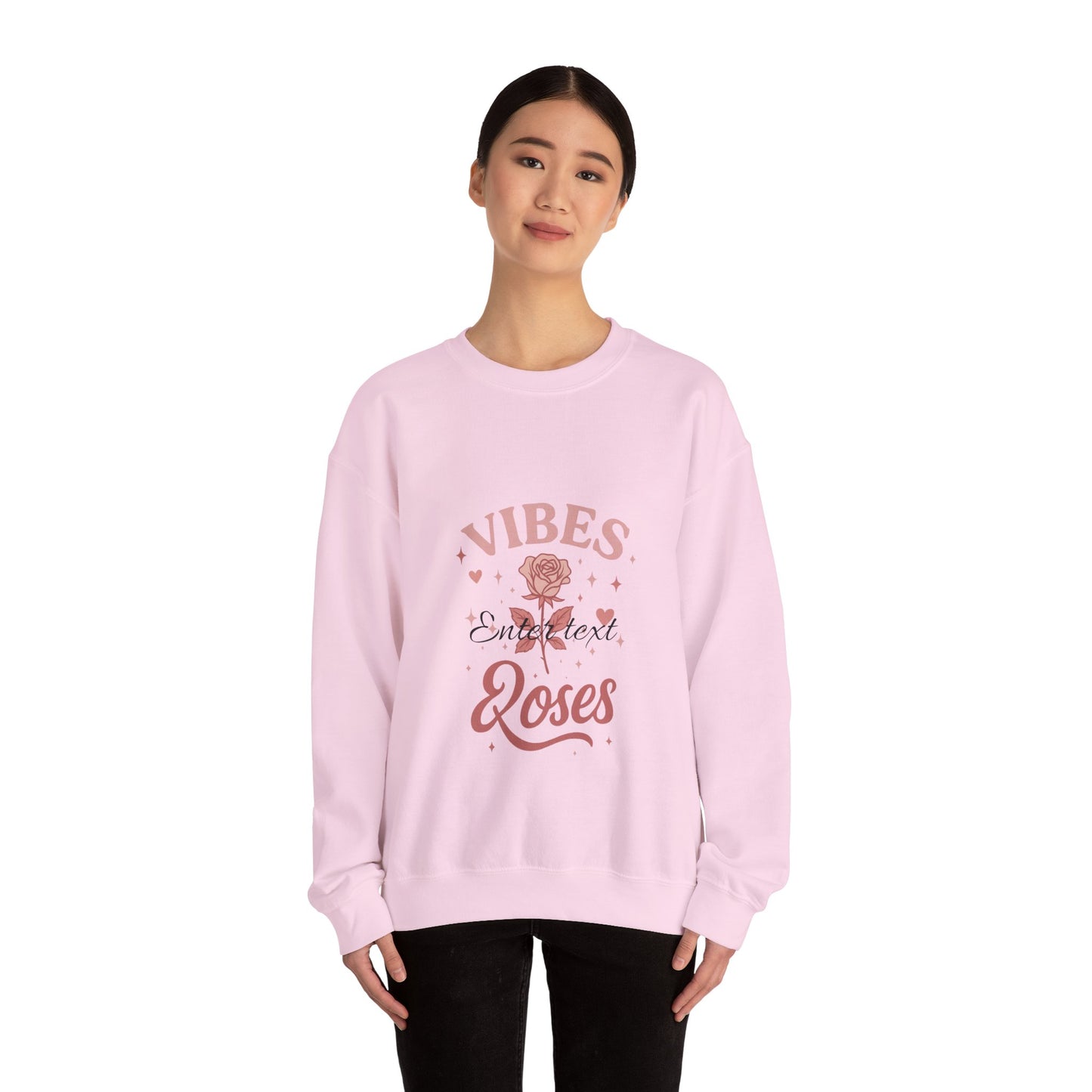 Roses Vibes Crewneck Sweatshirt