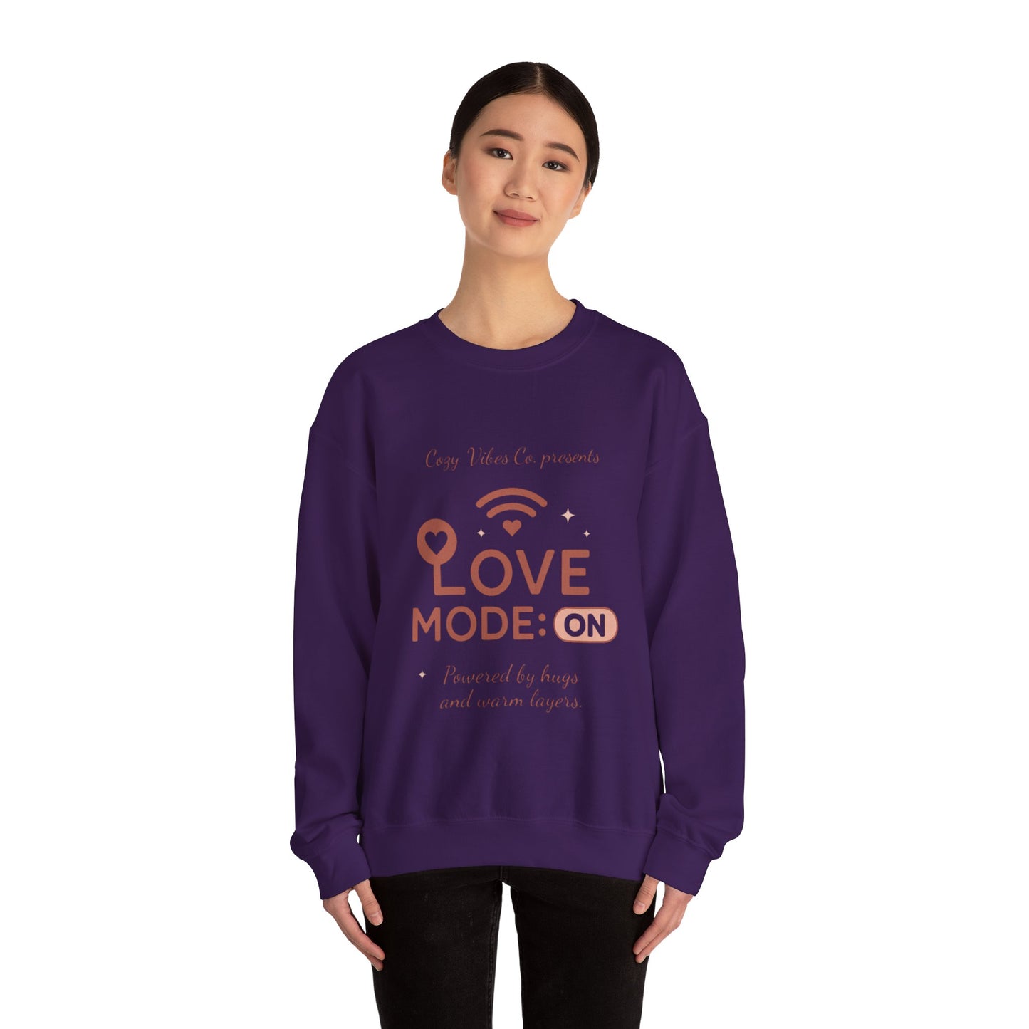 Love Mode On Sweatshirt — Cozy Valentine's Crewneck