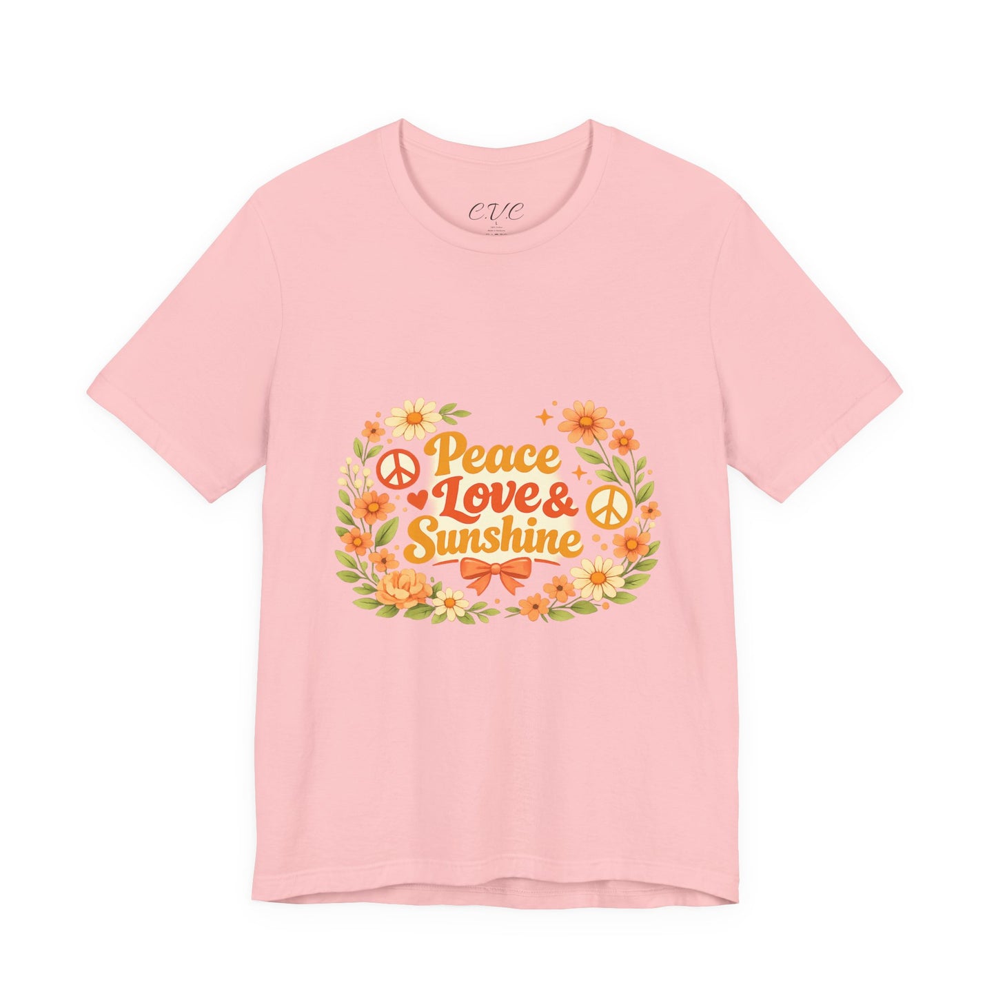 Peace Love and Sunshine Summer Vibes T-Shirt