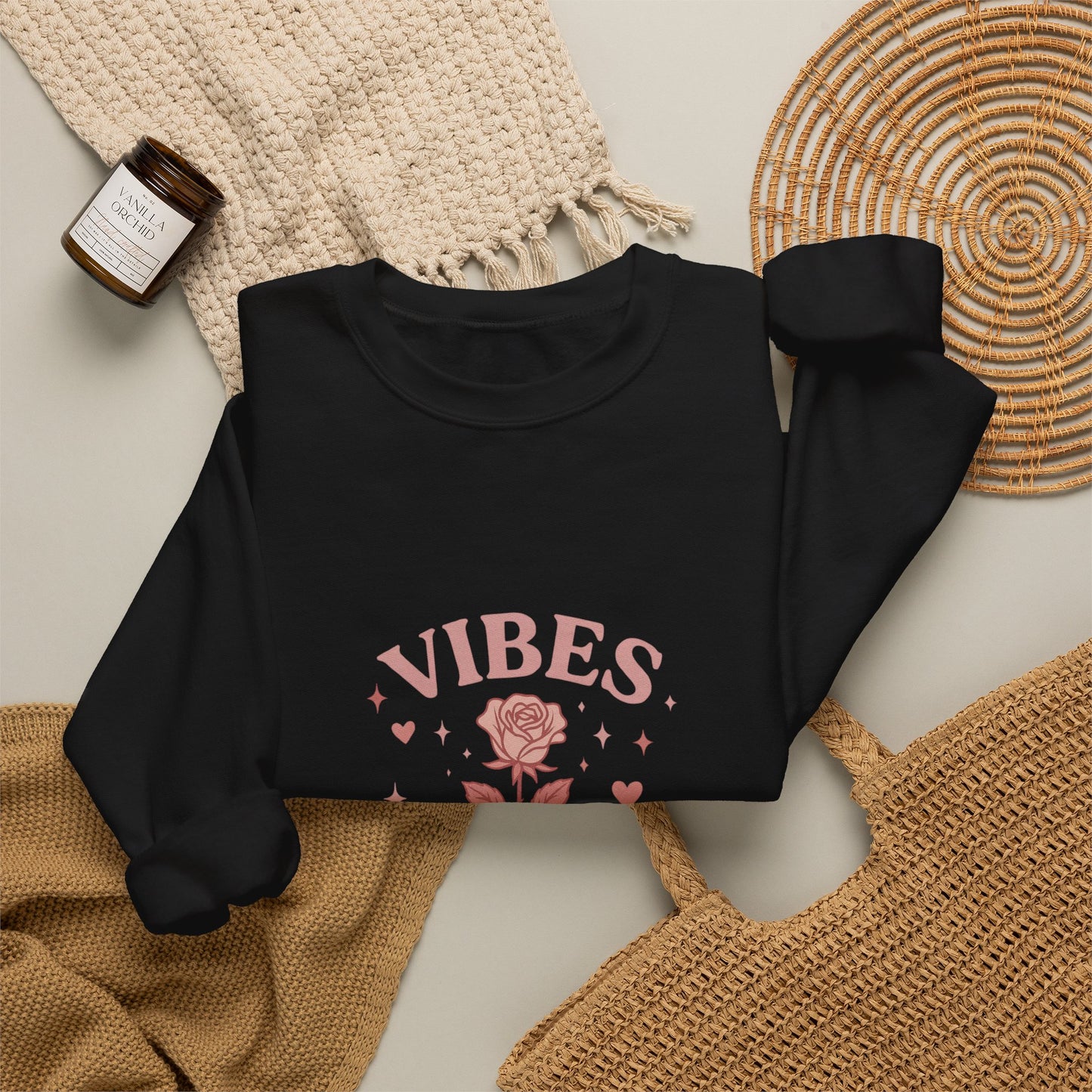 Roses Vibes Crewneck Sweatshirt