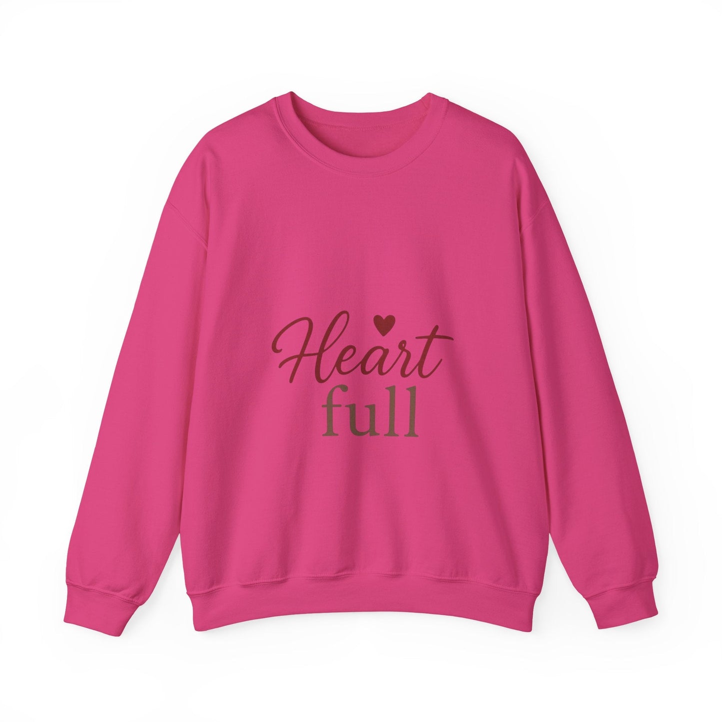 Heart Full Sweatshirt — Cozy Valentine's Crewneck Printify