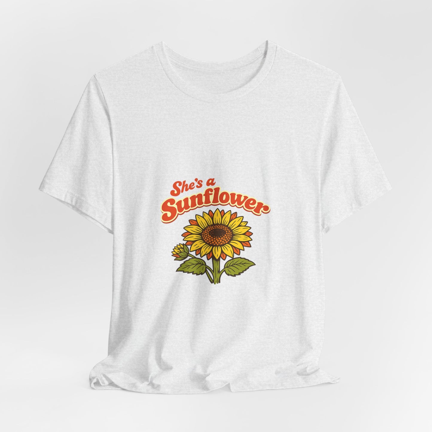She's a Sunflower Tee — Summer Vibes Floral Graphic T-Shirt