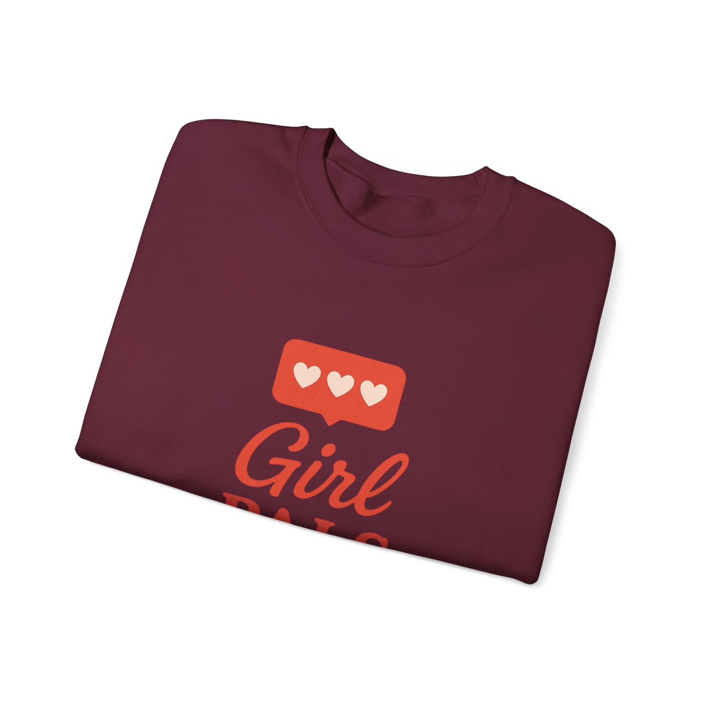 Girl Pals Over Valentine Sweatshirt | Feminist Valentine Crewneck
