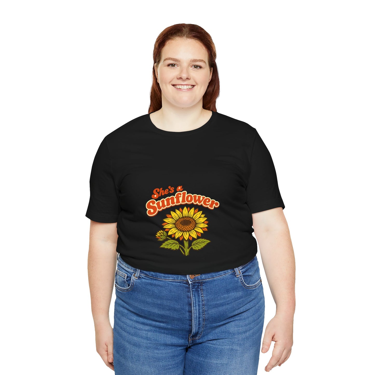 She's a Sunflower Tee — Summer Vibes Floral Graphic T-Shirt