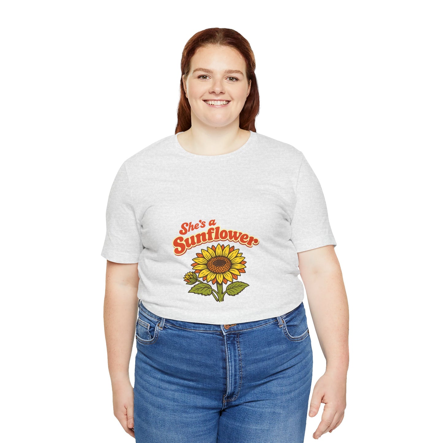 She's a Sunflower Tee — Summer Vibes Floral Graphic T-Shirt