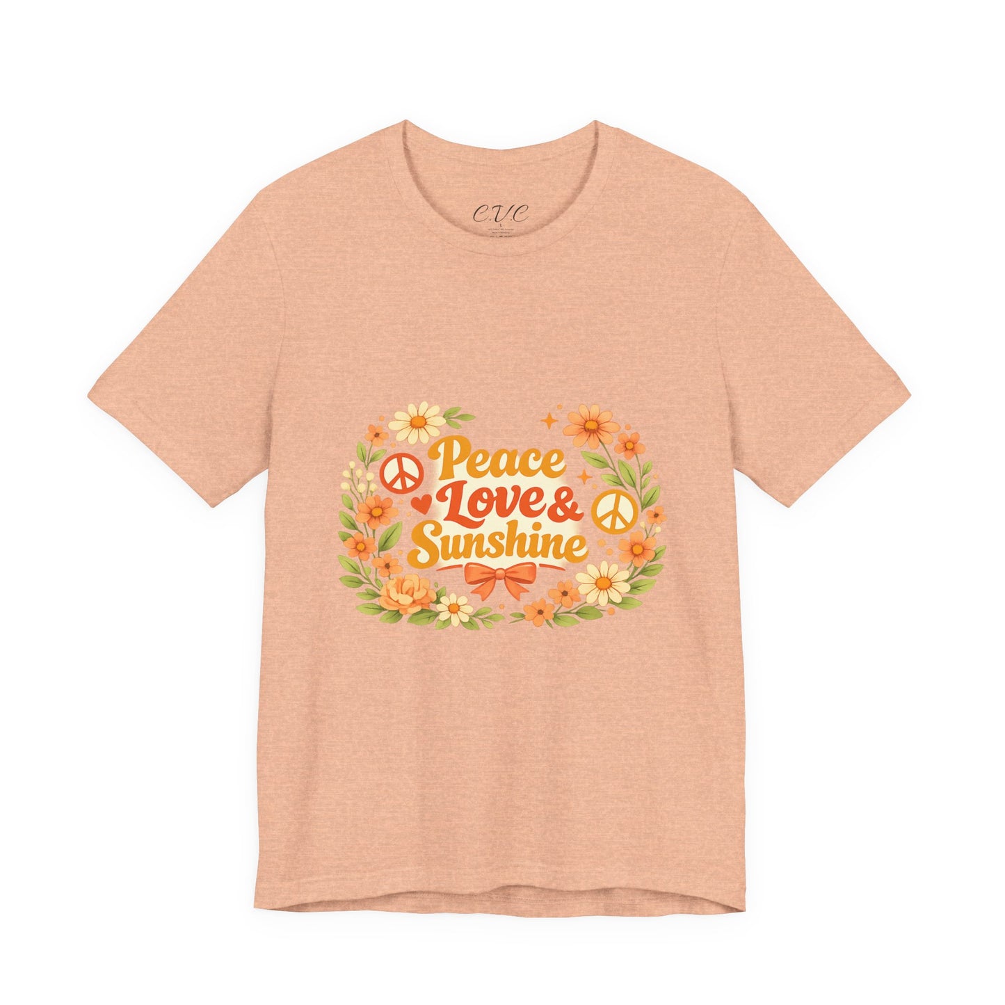 Peace Love and Sunshine Summer Vibes T-Shirt