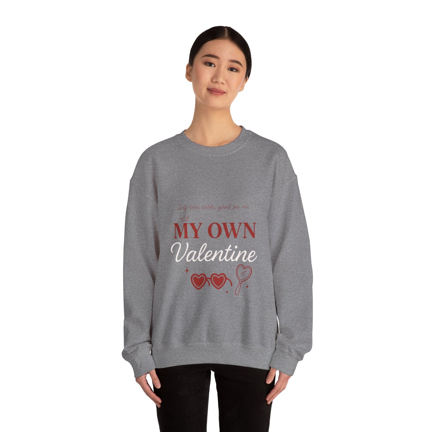 My Own Valentine Sweatshirt Printify