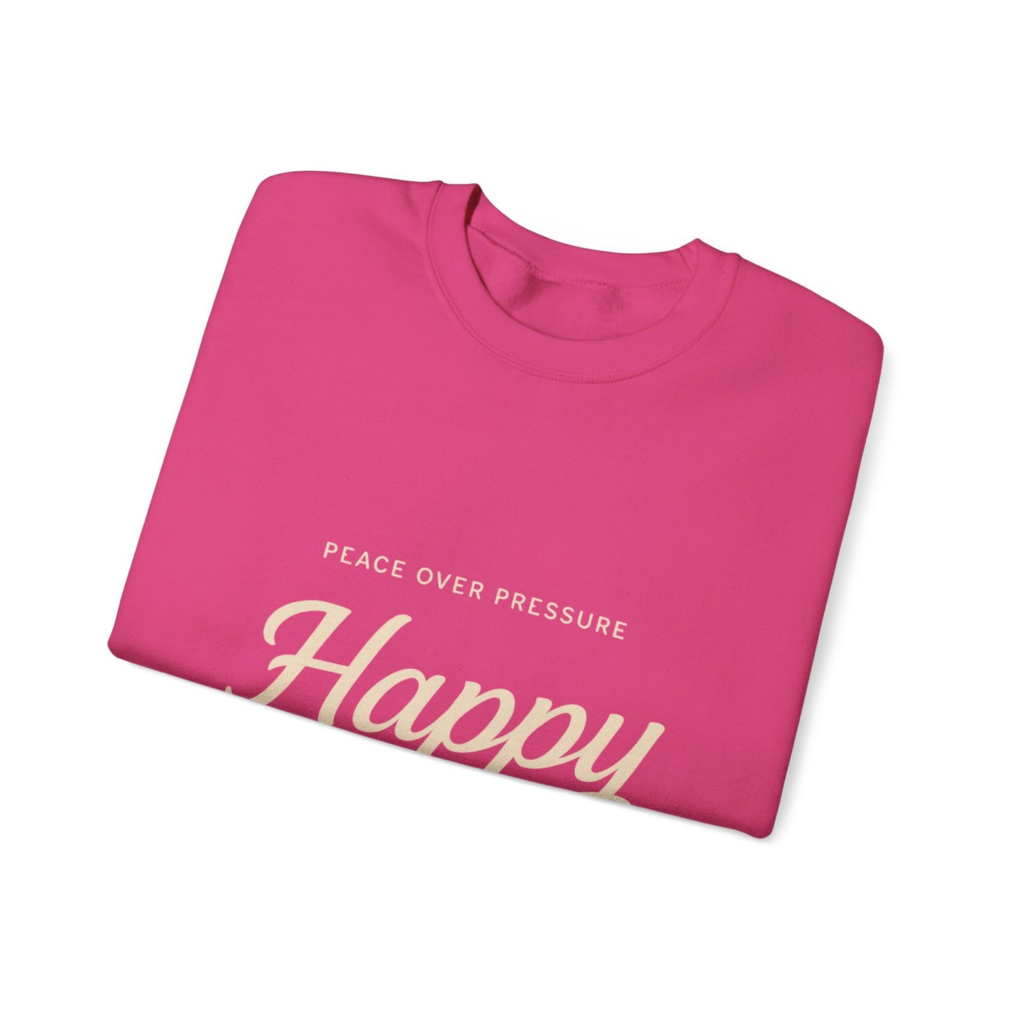 Happy Unavailable Sweatshirt | Peace Over Pressure, Broken Heart Graphic