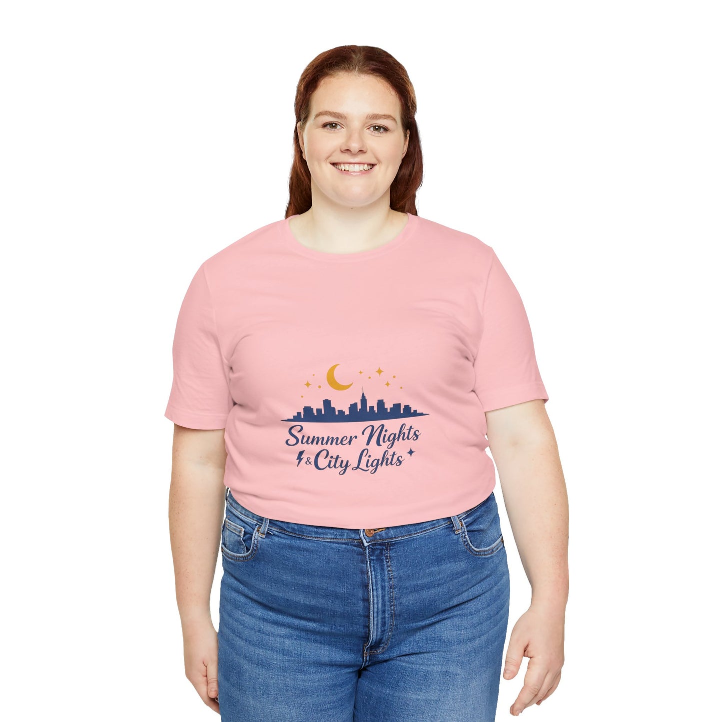 Summer Vibes City Nights T-Shirt — "Summer Nights and City Light"