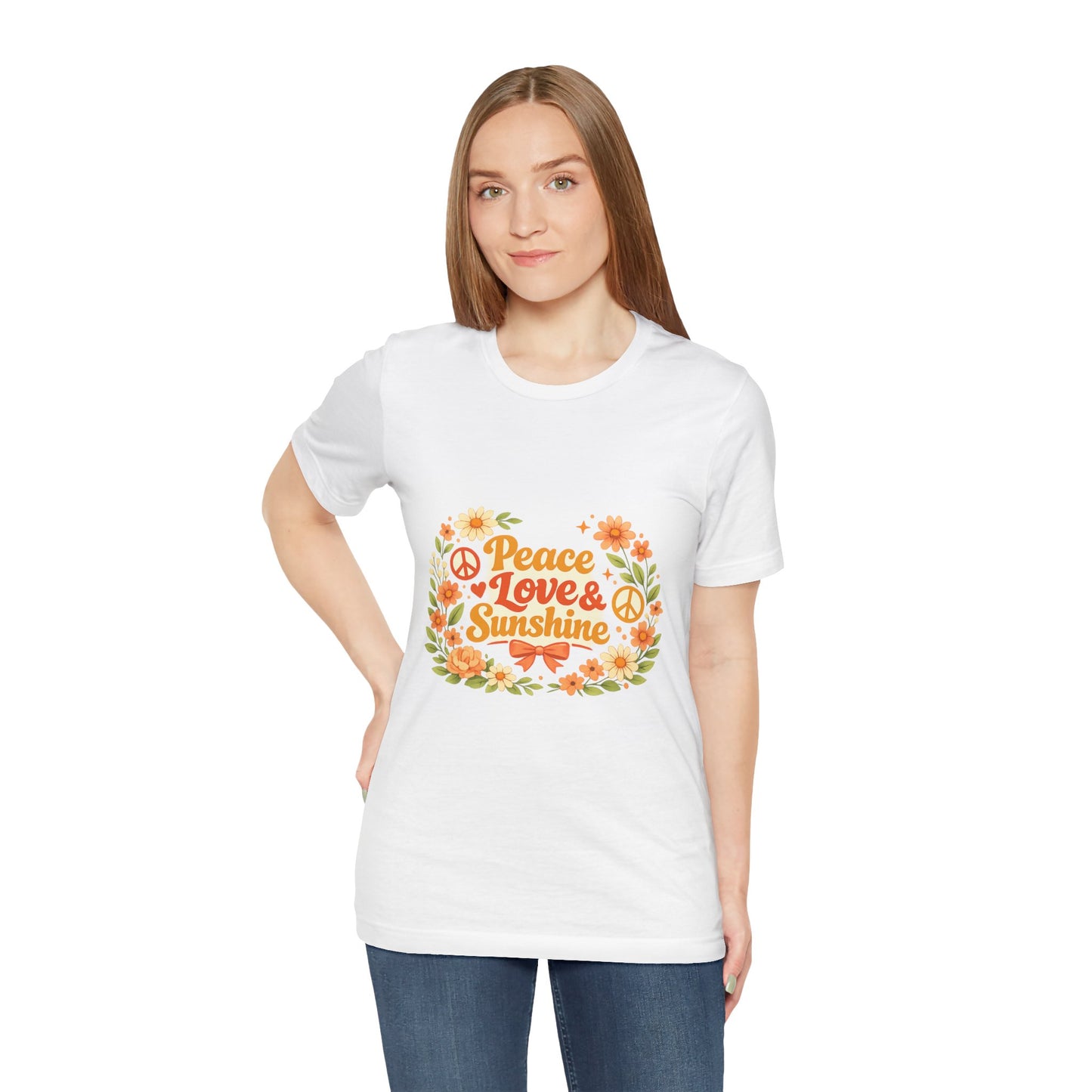 Peace Love and Sunshine Summer Vibes T-Shirt